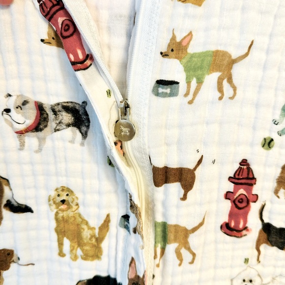 Little Unicorn Cotton Muslin Sleep Bag - Woof - EUC - Size Small - Picture 8 of 8